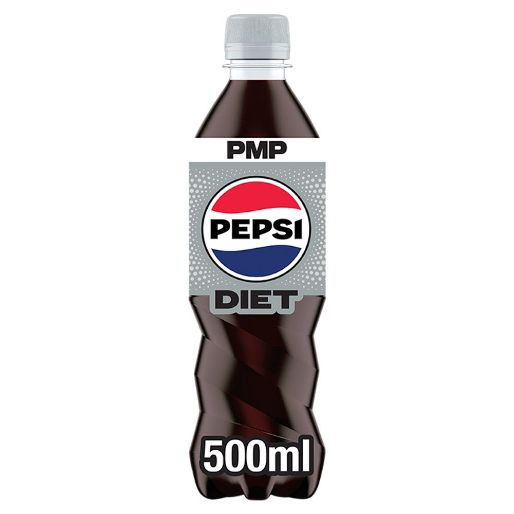 Pepsi Diet Cola Bottle 12 x 500ml Soft Drink