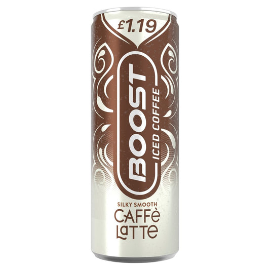 Boost Caffè Latte 12 x 250ml - Iced Coffee Drink