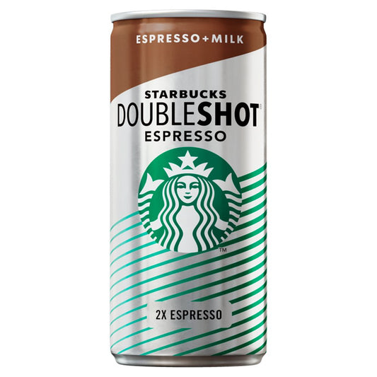 Starbucks DoubleShot Espresso 12 x 200ml - Iced Coffee Drink Cans