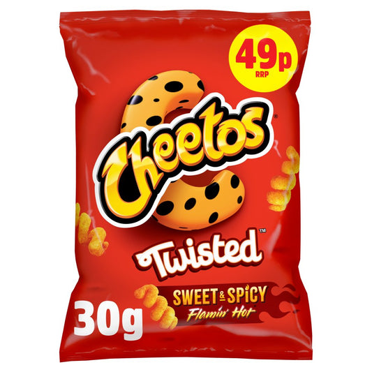 Cheetos Twisted Sweet & Spicy 30 x 30g - Snacks Crisps