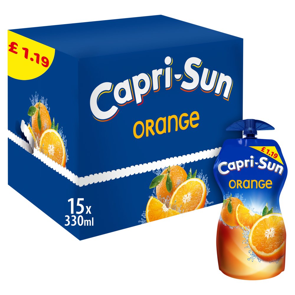Capri-Sun Orange 15 x 330ml Juice Drink