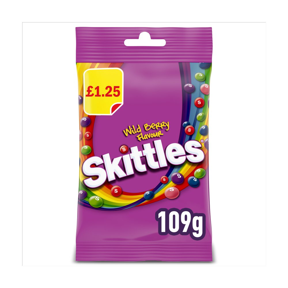 Skittles Wild Berry 14 ×109g - Chewy Sweets Treat Bags