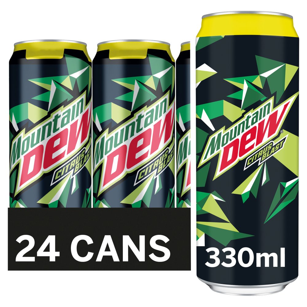 Mountain Dew Citrus Blast 24 x 330ml Soft Drink