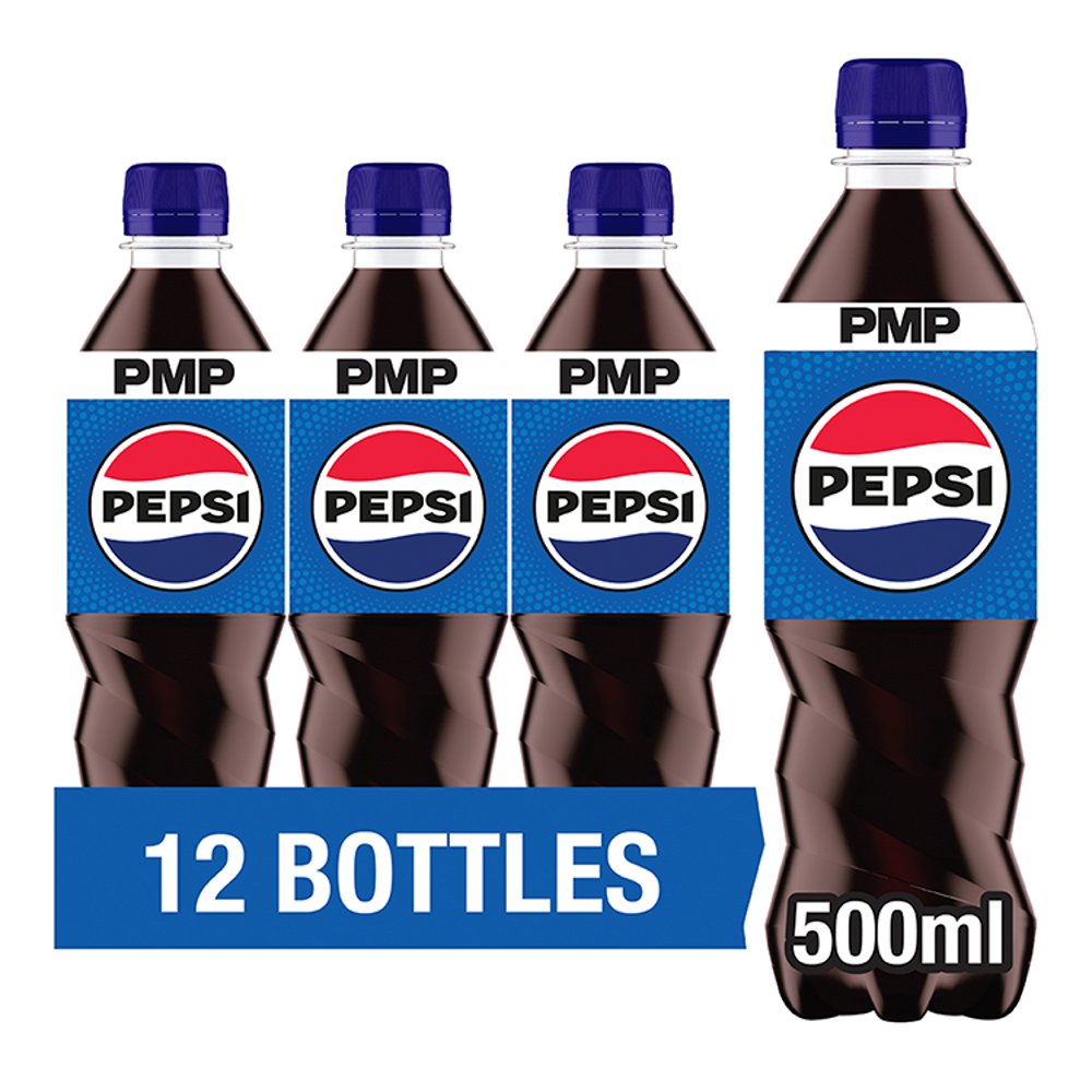 Pepsi Regular Cola 12 x 500ml Soft Drink