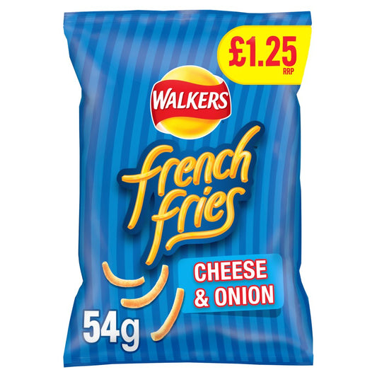 Walkers French Fries Cheese & Onion 15 x 54g - Snacks Crisps