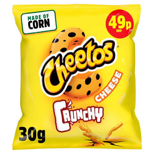 Cheetos Crunchy Cheese 30 x 30g - Snacks Crisps