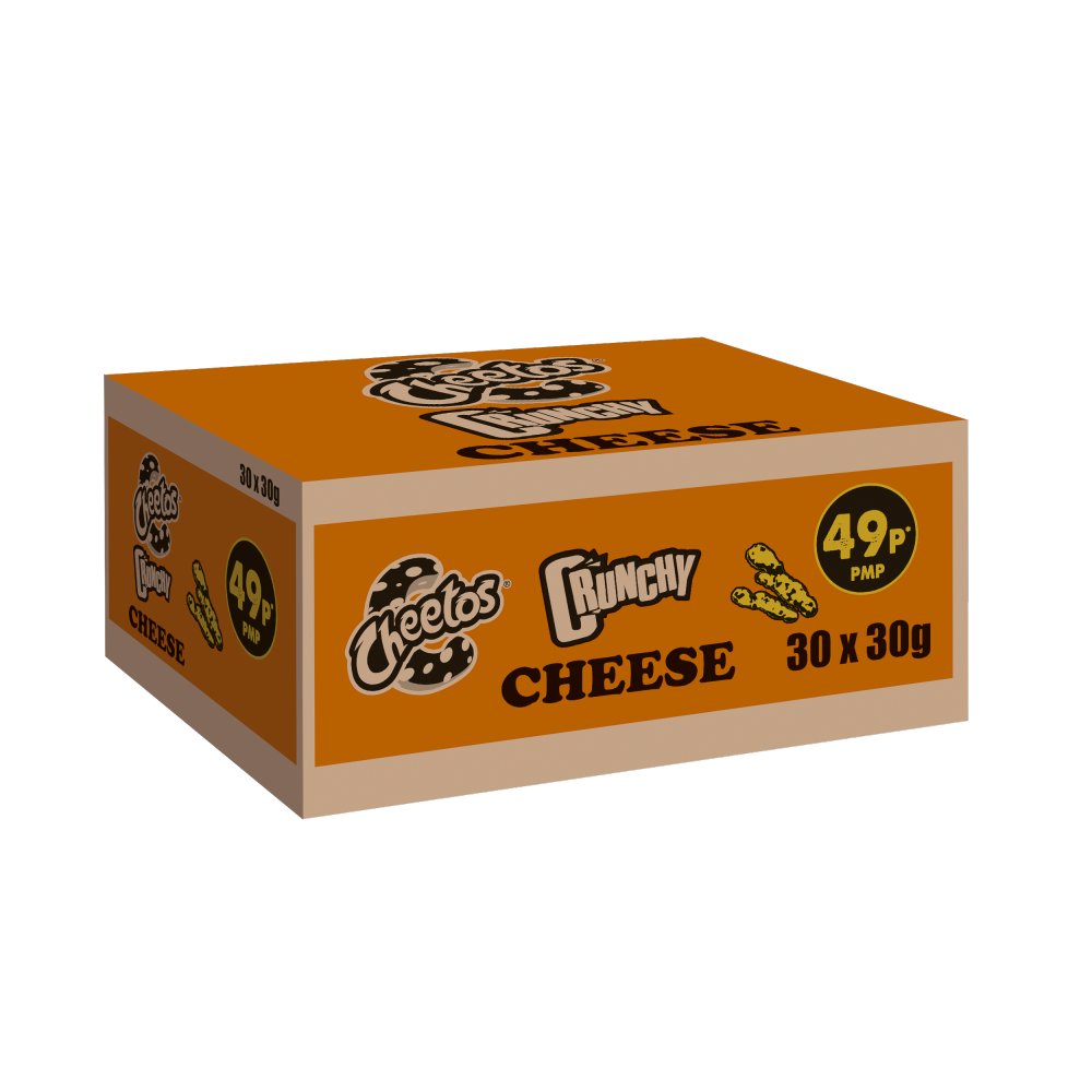 Cheetos Crunchy CHEESE Corn Puffs 30 x 30g Packs