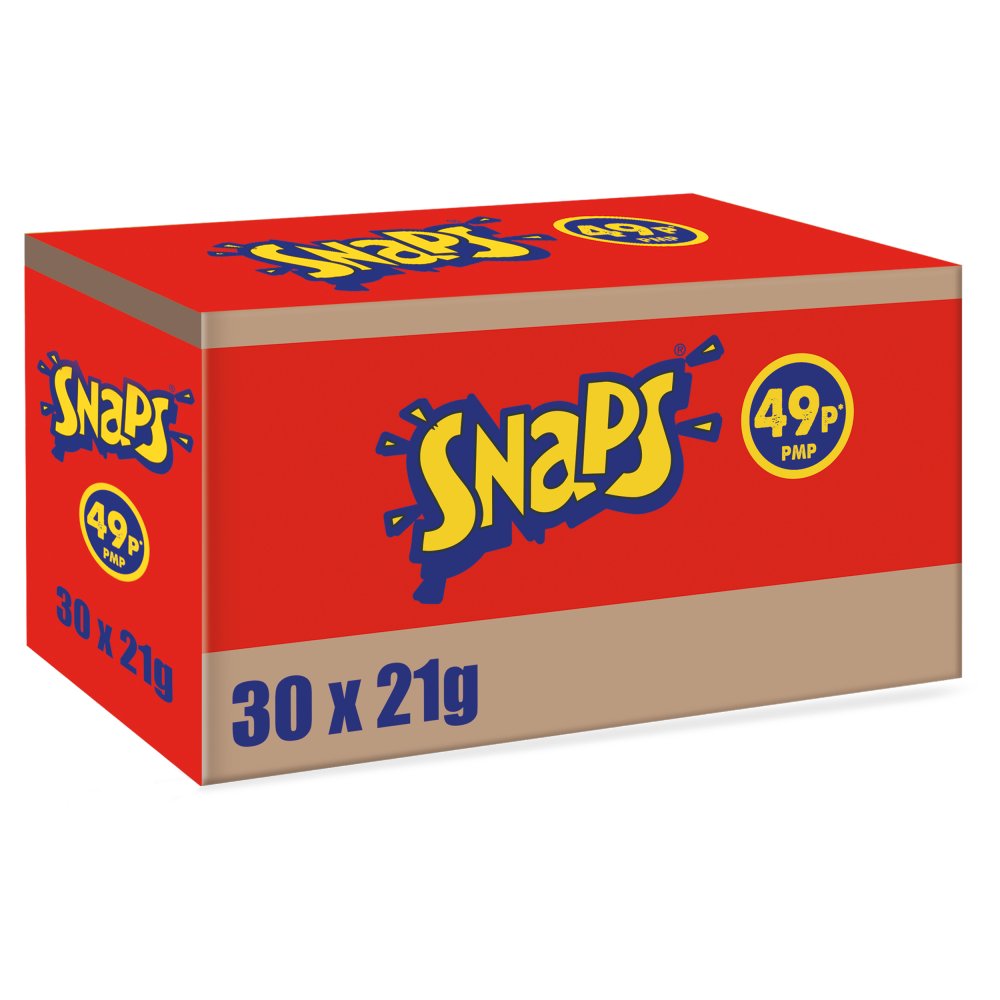 Smiths Snaps Spicy Tomato Flavour 30 x 21g - Snacks Crisps