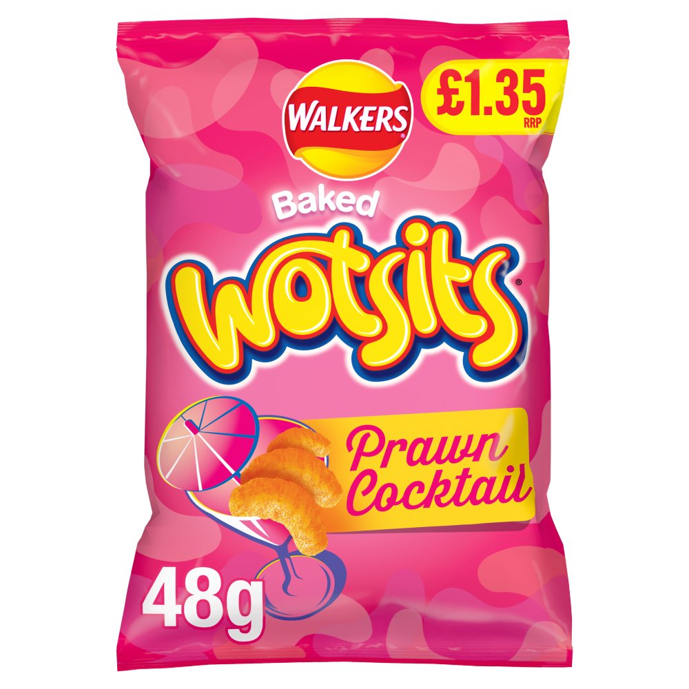 Walkers Wotsits Prawn Cocktail 18 x 48g Packs