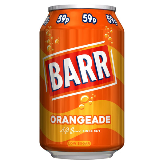 Barr Orangeade 24 x 330ml 59P - Soft Drink
