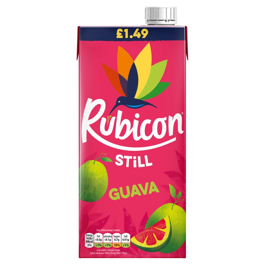 Rubicon Still Guava 12 x 1 Litre - Fruit Juice Case