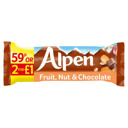 Alpen Fruit Nut & Chocolate 24 x 29g - Cereal Bars