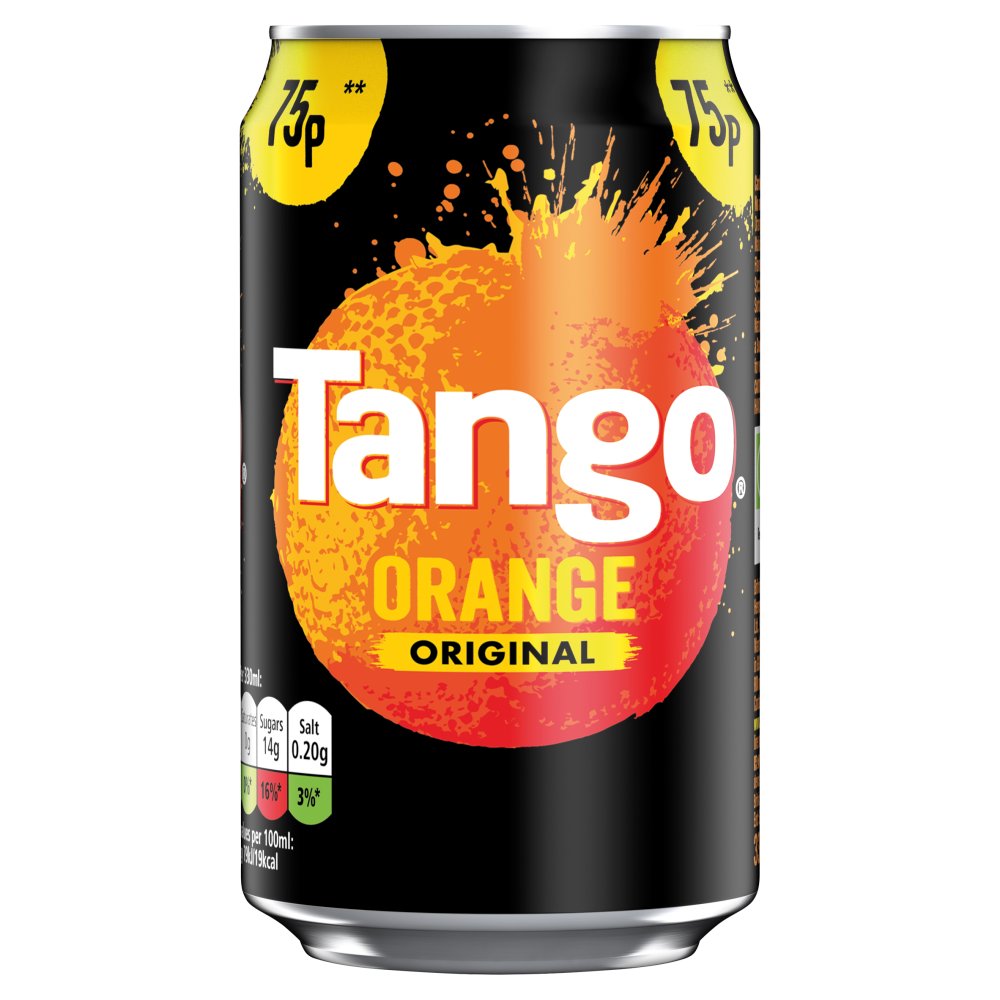 Tango Orange Original 24 x 330ml Soft Drink
