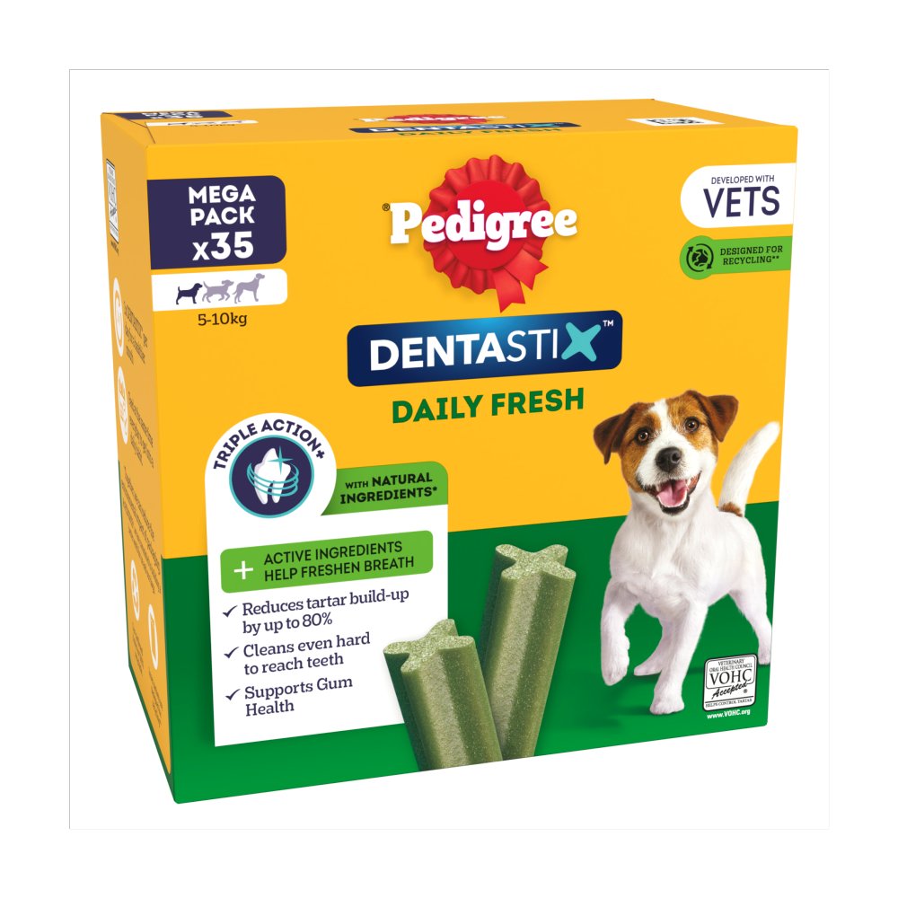 Pedigree Dentastix Small Dog Treats 35 Sticks
