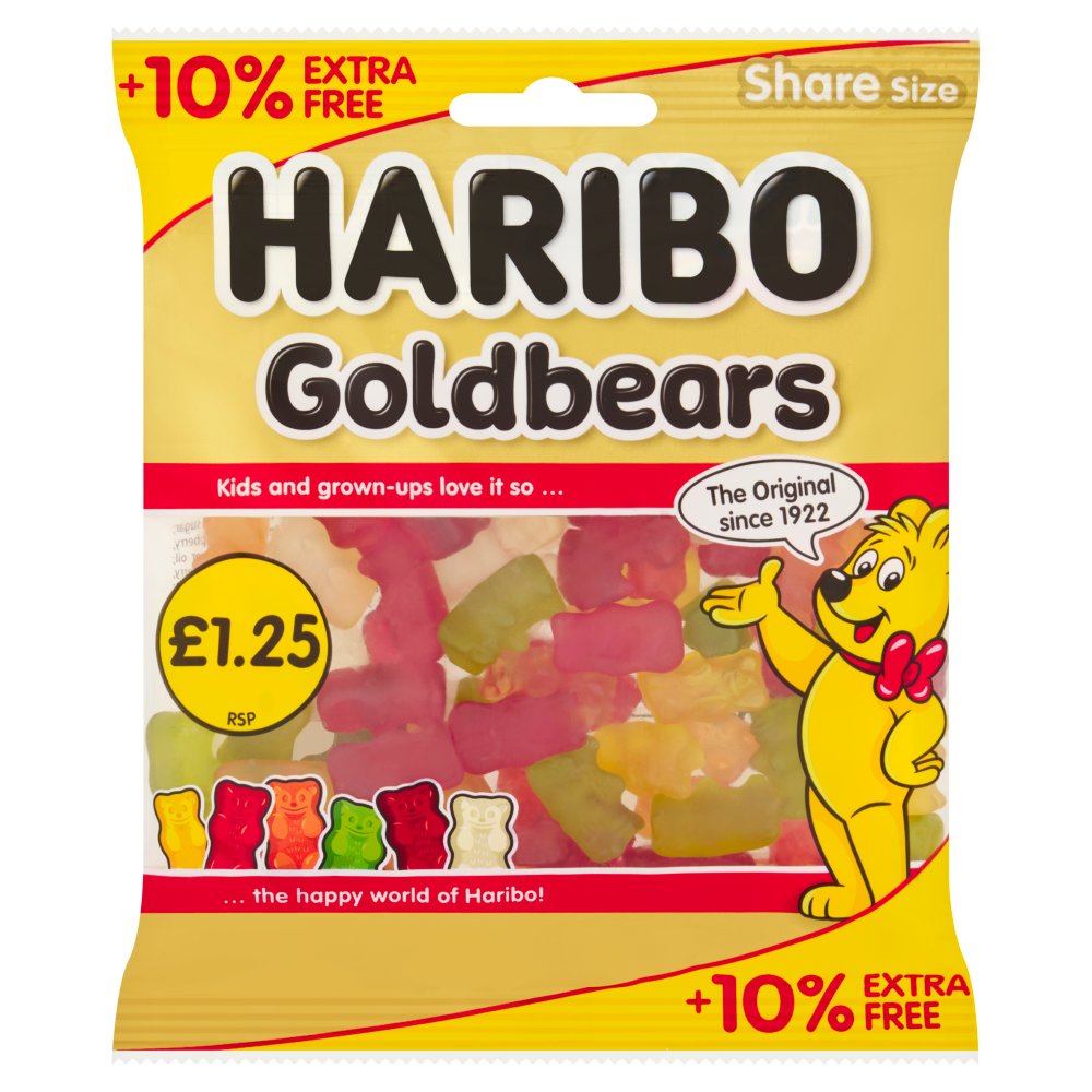 Haribo Goldbears 12 x 154g - Jelly Share Size