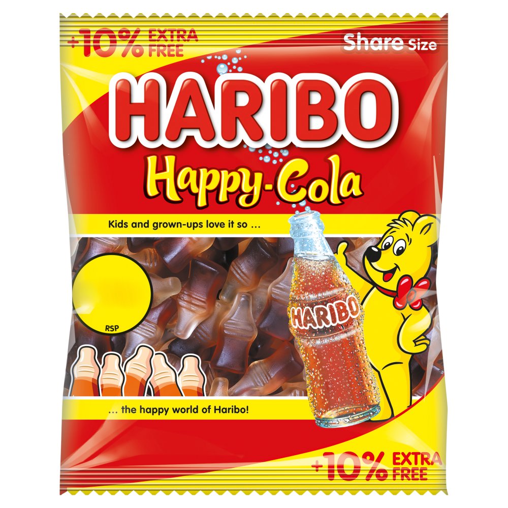 Haribo Happy-Cola 12 x 154g - Jelly Share Size
