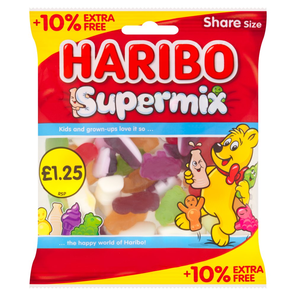 Haribo Supermix 12 x 154g - Jelly Share Size