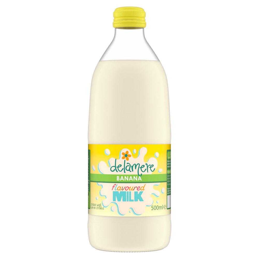 Delamere Banana 12 x 500ml Flavour Milk