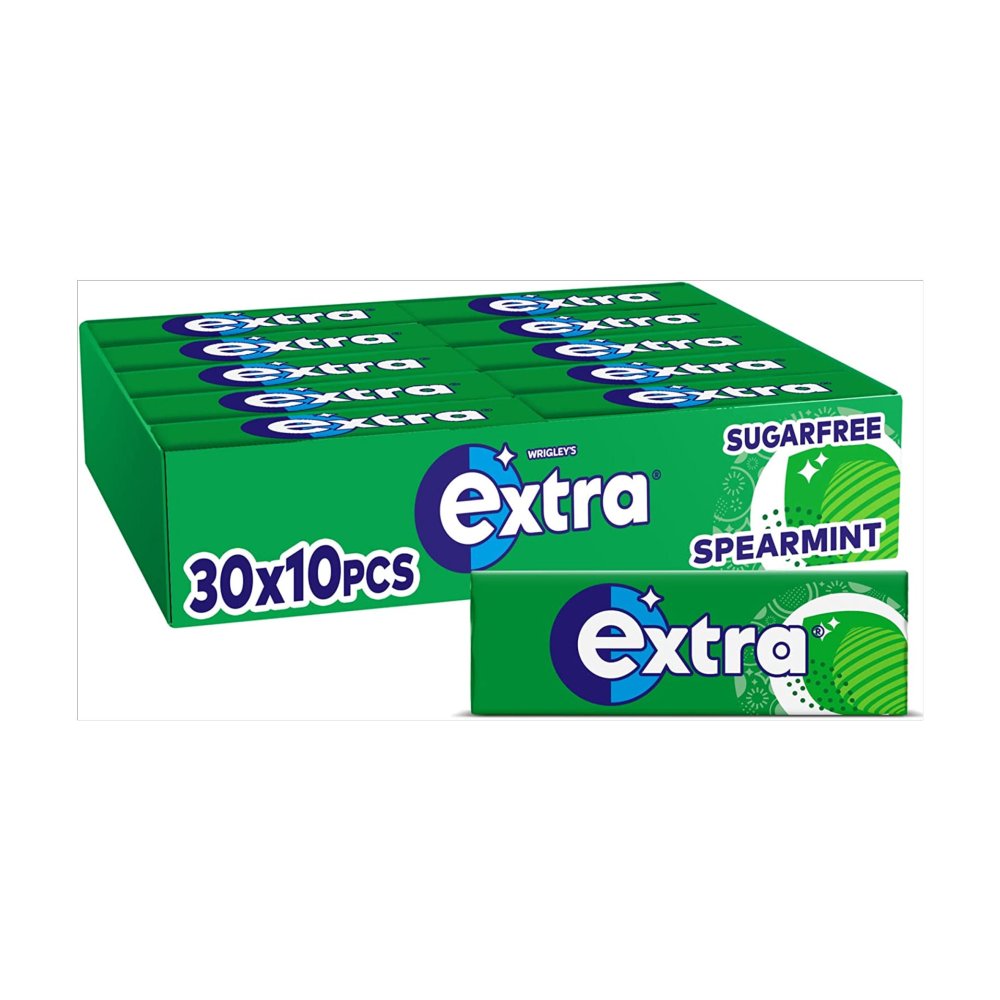 Extra Spearmint Sugarfree 30x10 Pcs - Chewing Gums