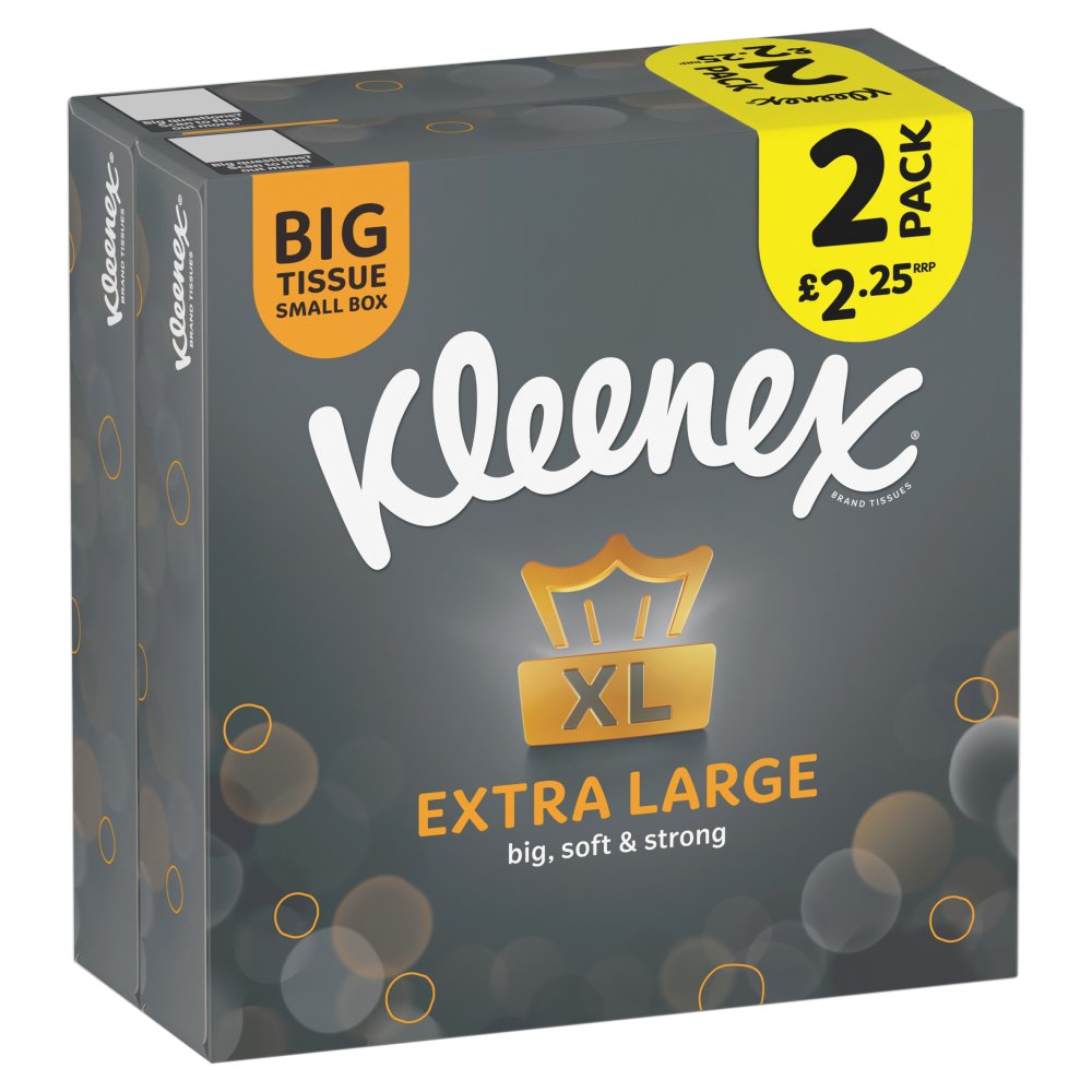 Kleenex Extra Large 12 Tissues Boxes - 6 x 2 Tissue Box