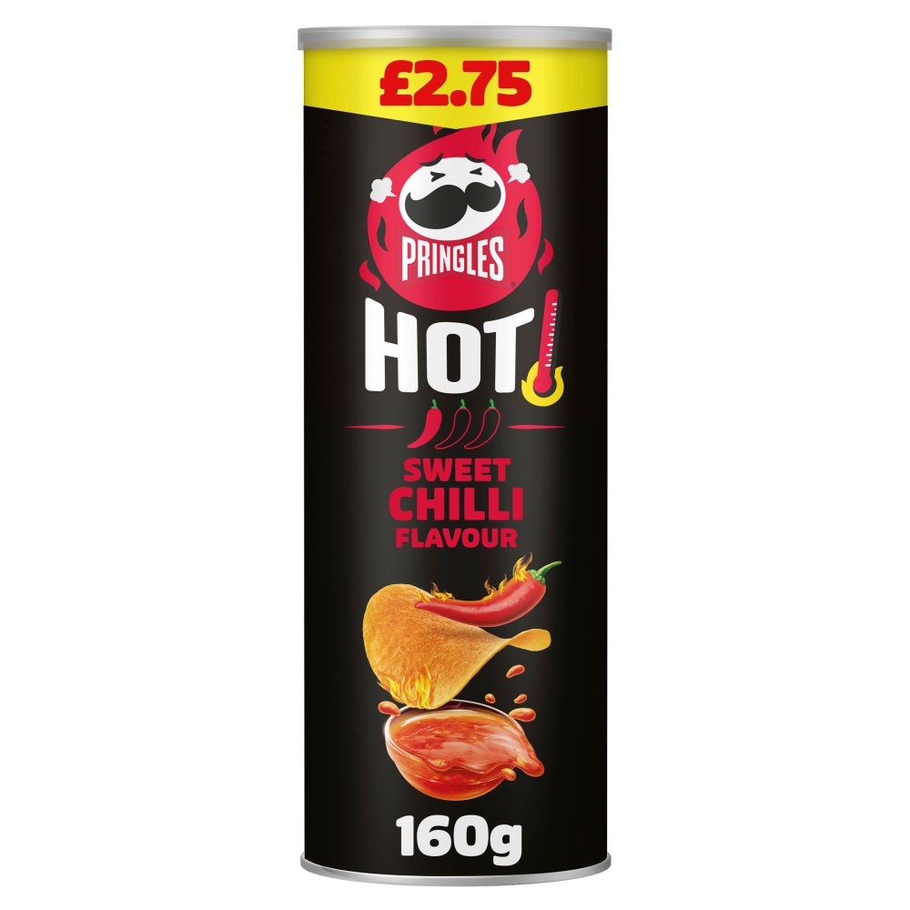 Pringles Hot Sweet Chilli Flavour 6 x 160g - Snacks Crisps
