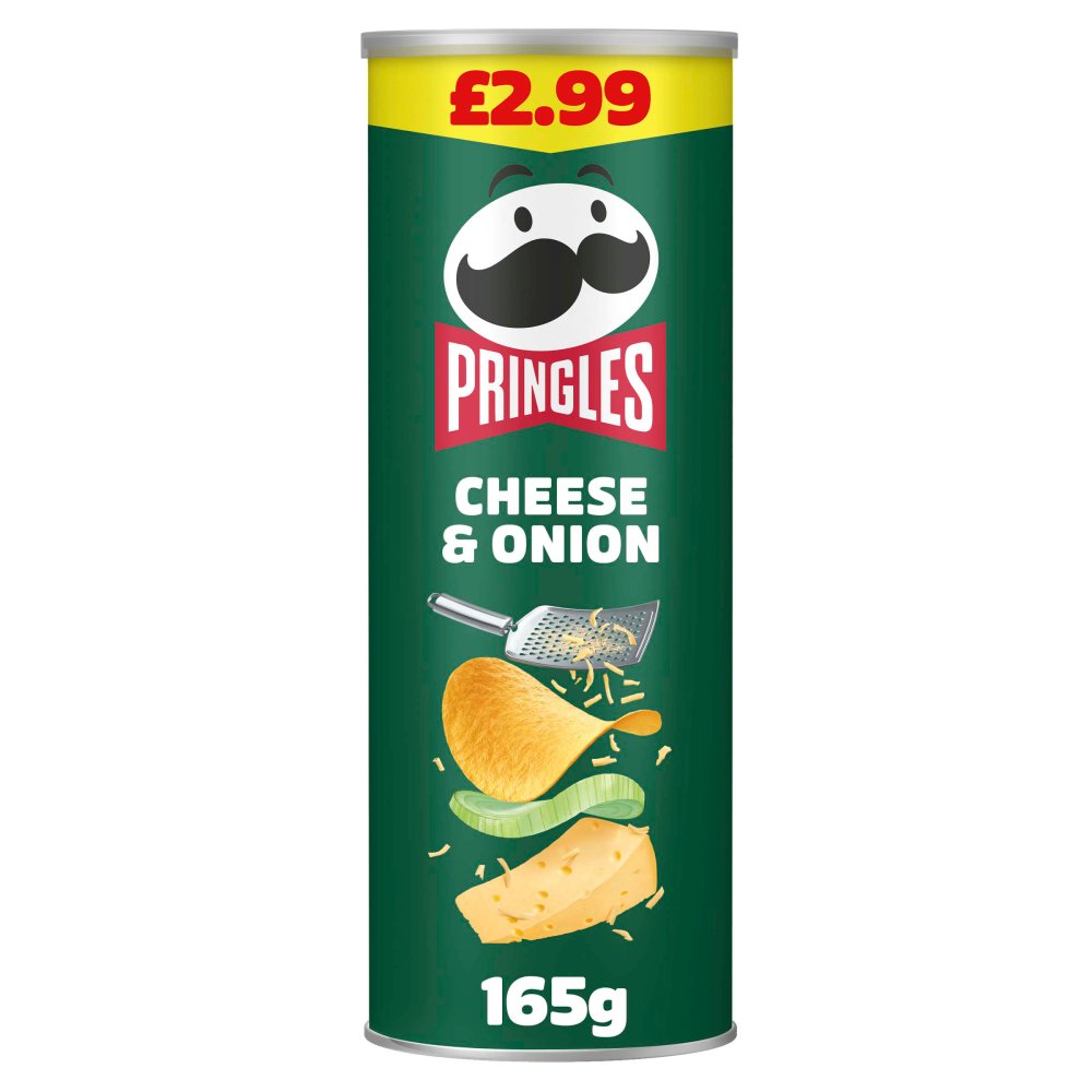 Pringles Cheese & Onion 6 x 165g - Snacks Crisps