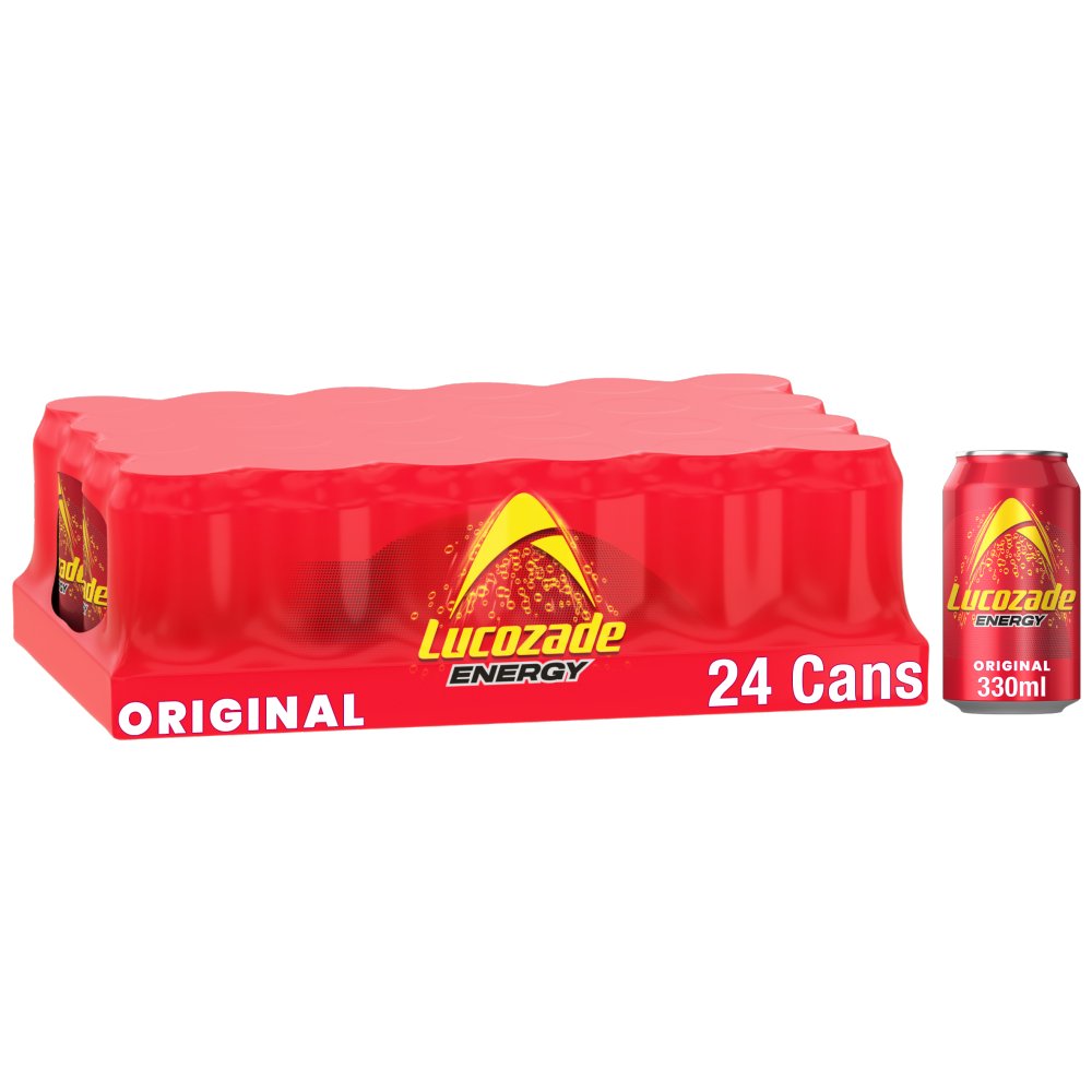 Lucozade Original 24 x 330ml Energy Drink
