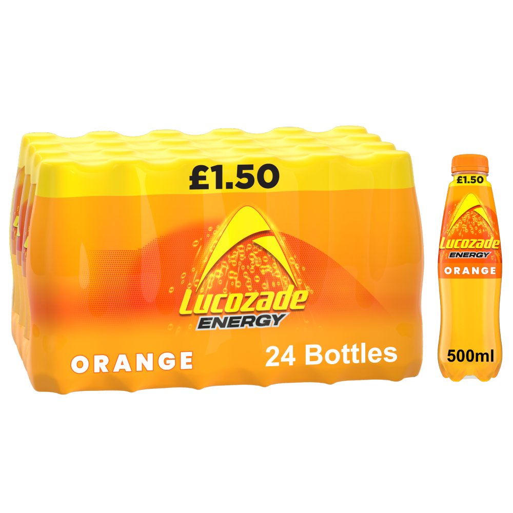 Lucozade Orange Energy Drink 24 x 500ml