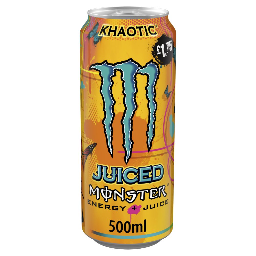 Monster Khaotic Juiced Energy Drink 12x500ml