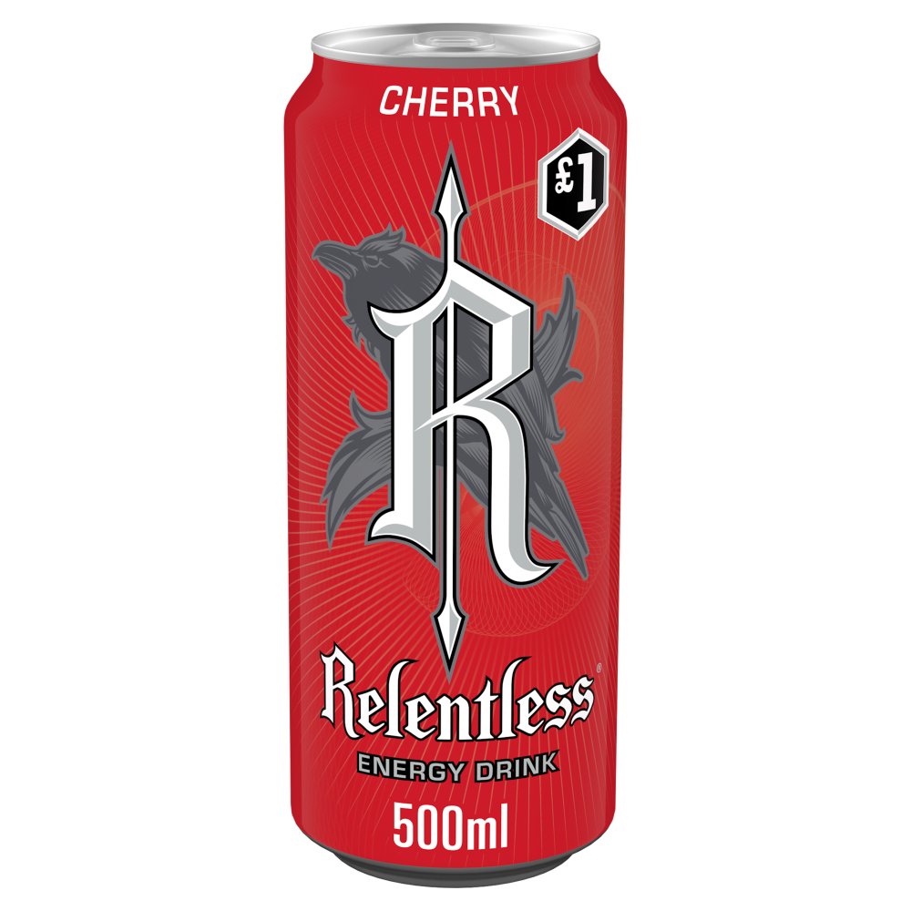 Relentless Cherry Energy Drink 12 x 500ml