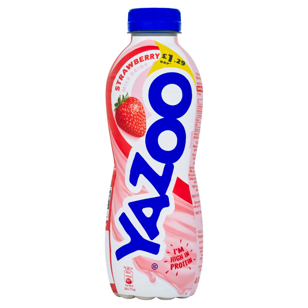 Yazoo Strawberry Milk 10 x 400ml Flavour Milk