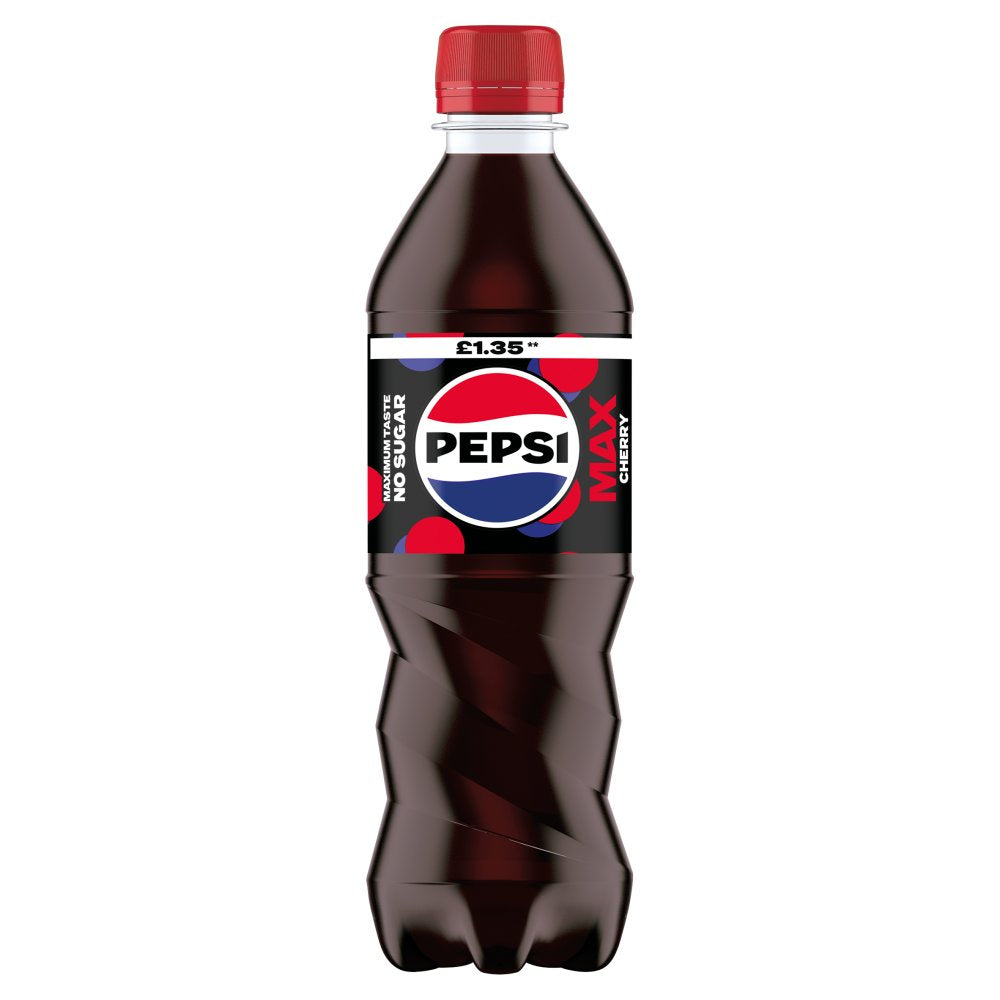 Pepsi Max Cherry Sugar Free 12 x 500ml