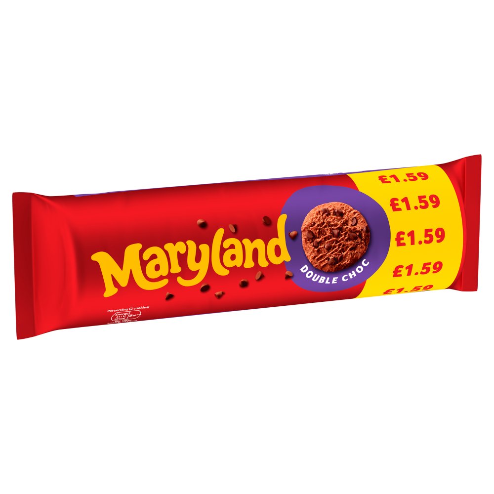 Maryland DOUBLE CHOC Cookies 12 x 200g Packs