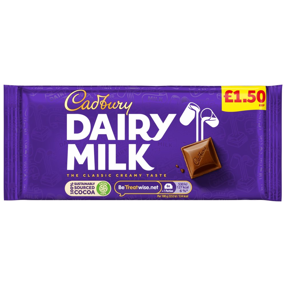 Cadbury Dairy Milk Chocolate 22 x 95g - Chocolate Bars