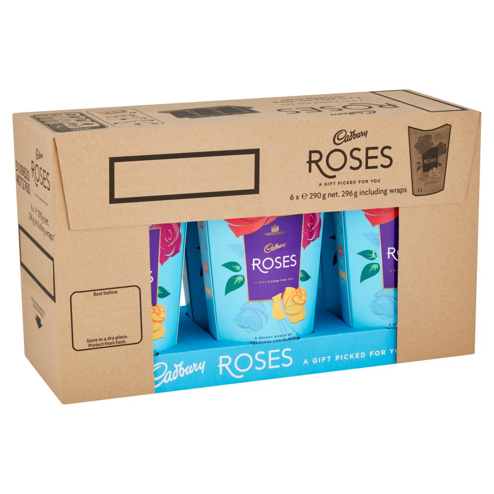 Cadbury Roses 6 x 290g - Chocolate Box
