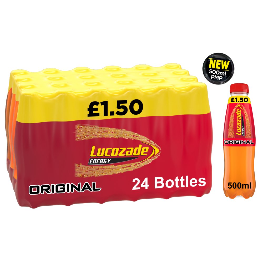 Lucozade Energy Drink Original 24 x 500ml