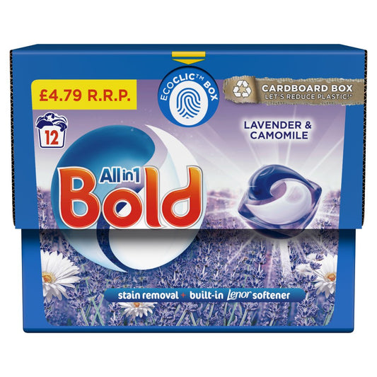 Bold All-in-1 - 48 Pods - Washing Capsules - 12s × 4