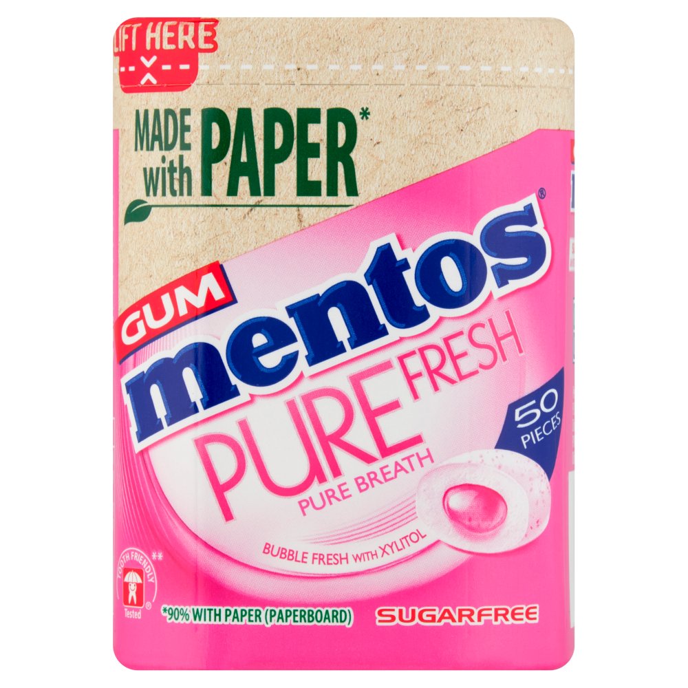 Mentos Pure Fresh Gum 6 x 100g - Chewing Gum