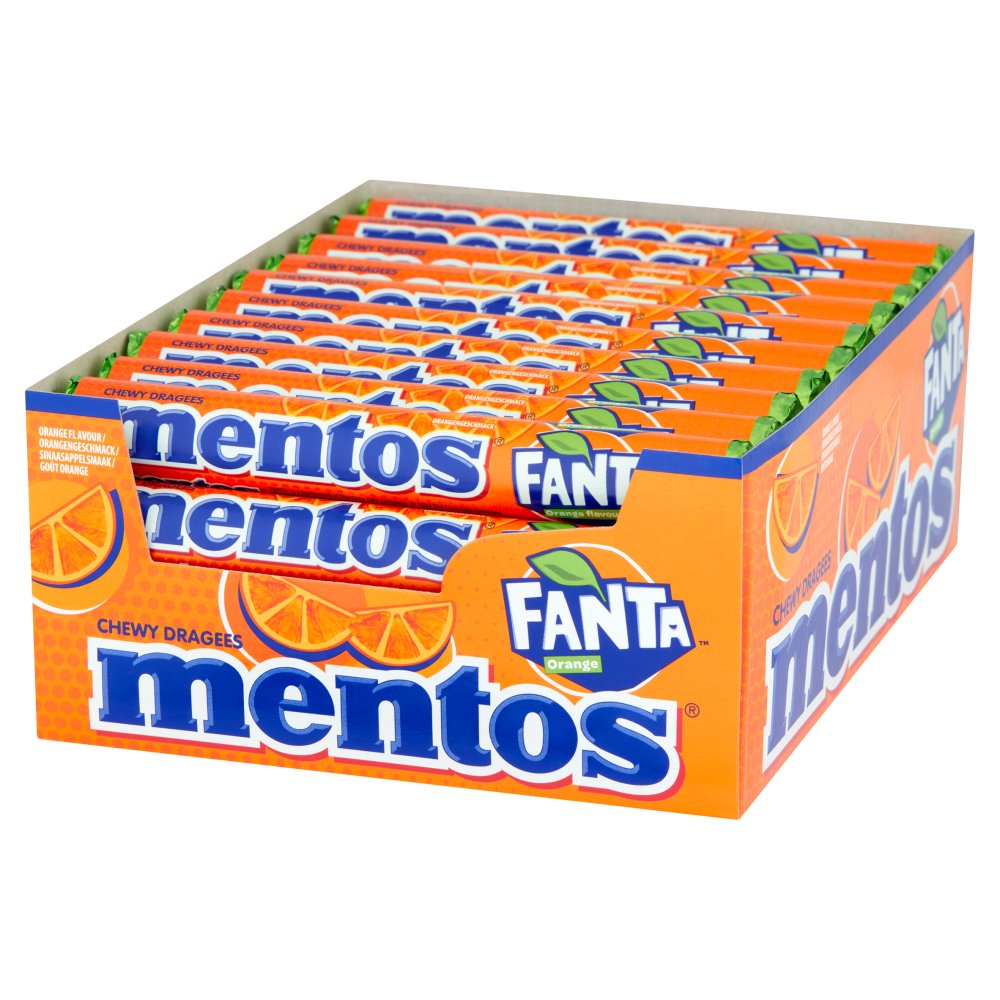 Mentos Fanta 40 × 38g - Chewy Dragees