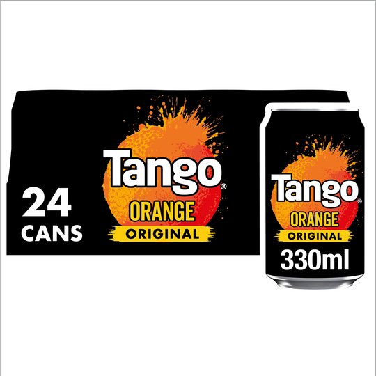 Tango Orange Original 24 x 330ml Soft Drink