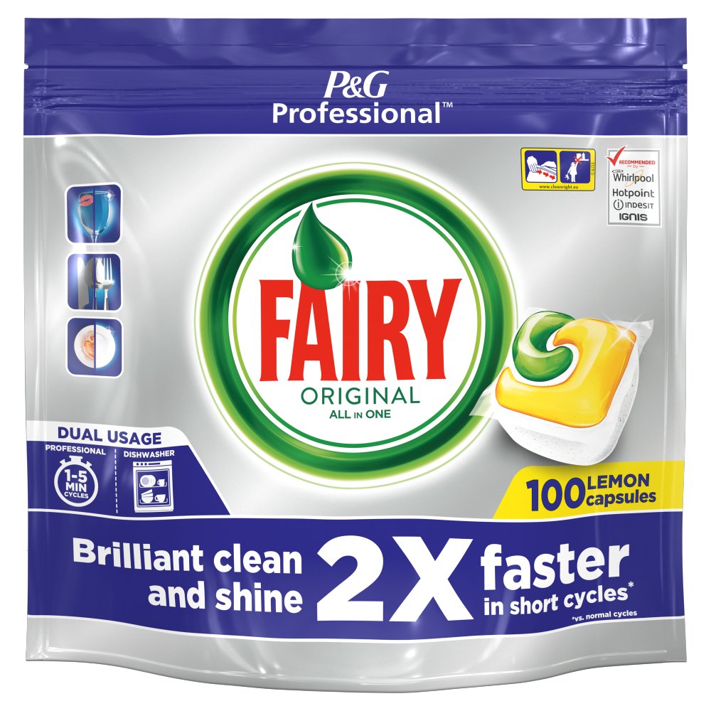 Fairy Original All In One Dishwasher Tablets Lemon x100 (Single)