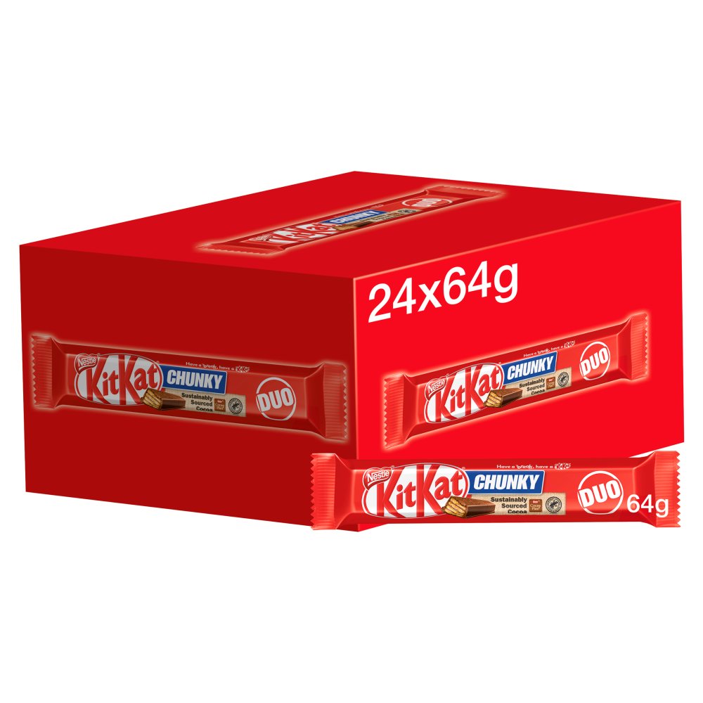 KitKat Chunky Duo 24 x 64g - Chocolate Bars