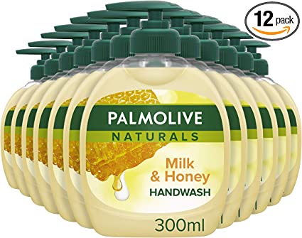 Palmolive Milk & Honey 12 x 300ml - Liquid Hand Wash