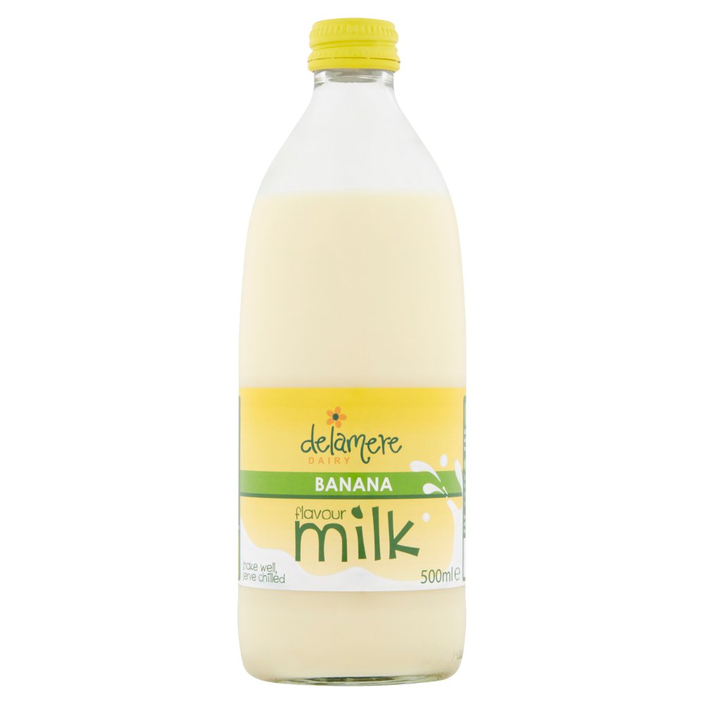 Delamere Dairy Banana 12 x 500ml Flavour Milk