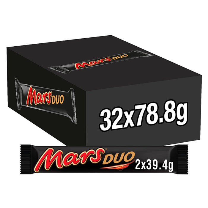 Mars Duo 32 × 78.8g - Chocolate Bars