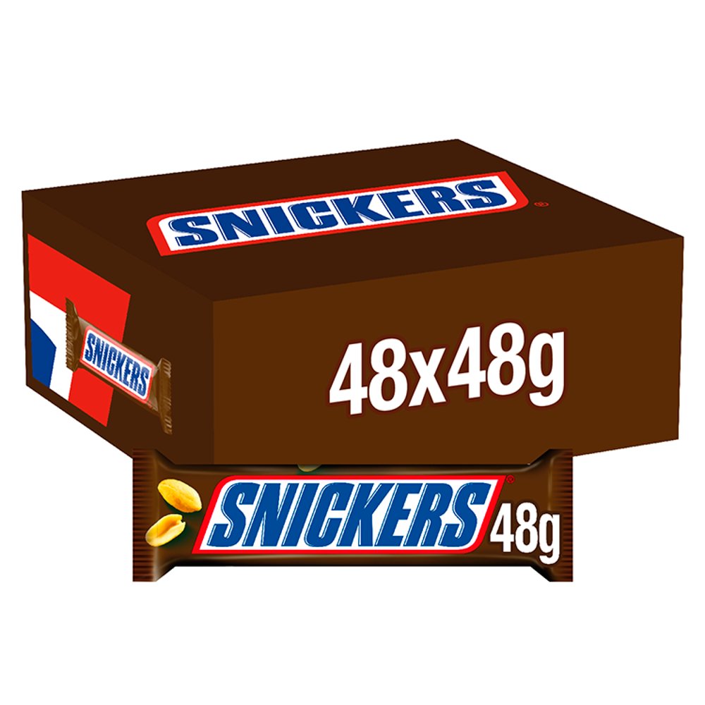 Snickers Chocolate Snack Bars 48 × 48g