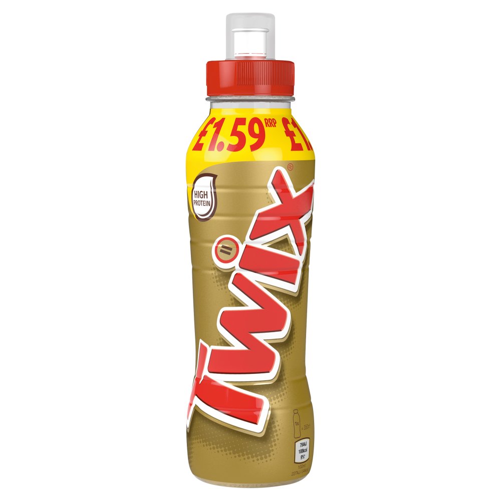 Twix Chocolate Caramel Biscuit Milk 8 x 350ml Flavour Milk