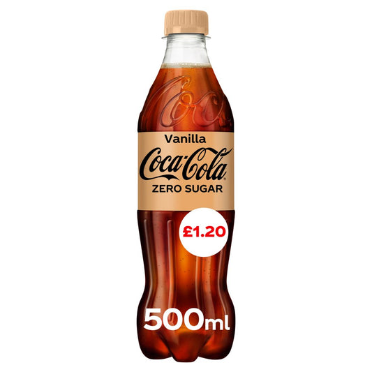 Coca-Cola Zero Sugar Vanilla 12 x 500ml PM £1.20