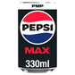 Pepsi Max No Sugar Cola Can 24 x 330ml Soft Drink