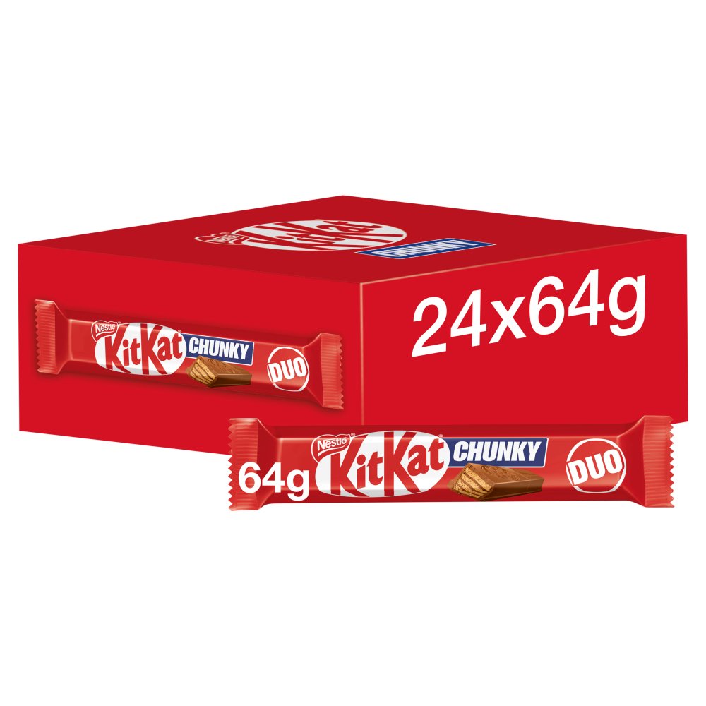 KitKat Chunky Duo 24 x 64g - Chocolate Bars